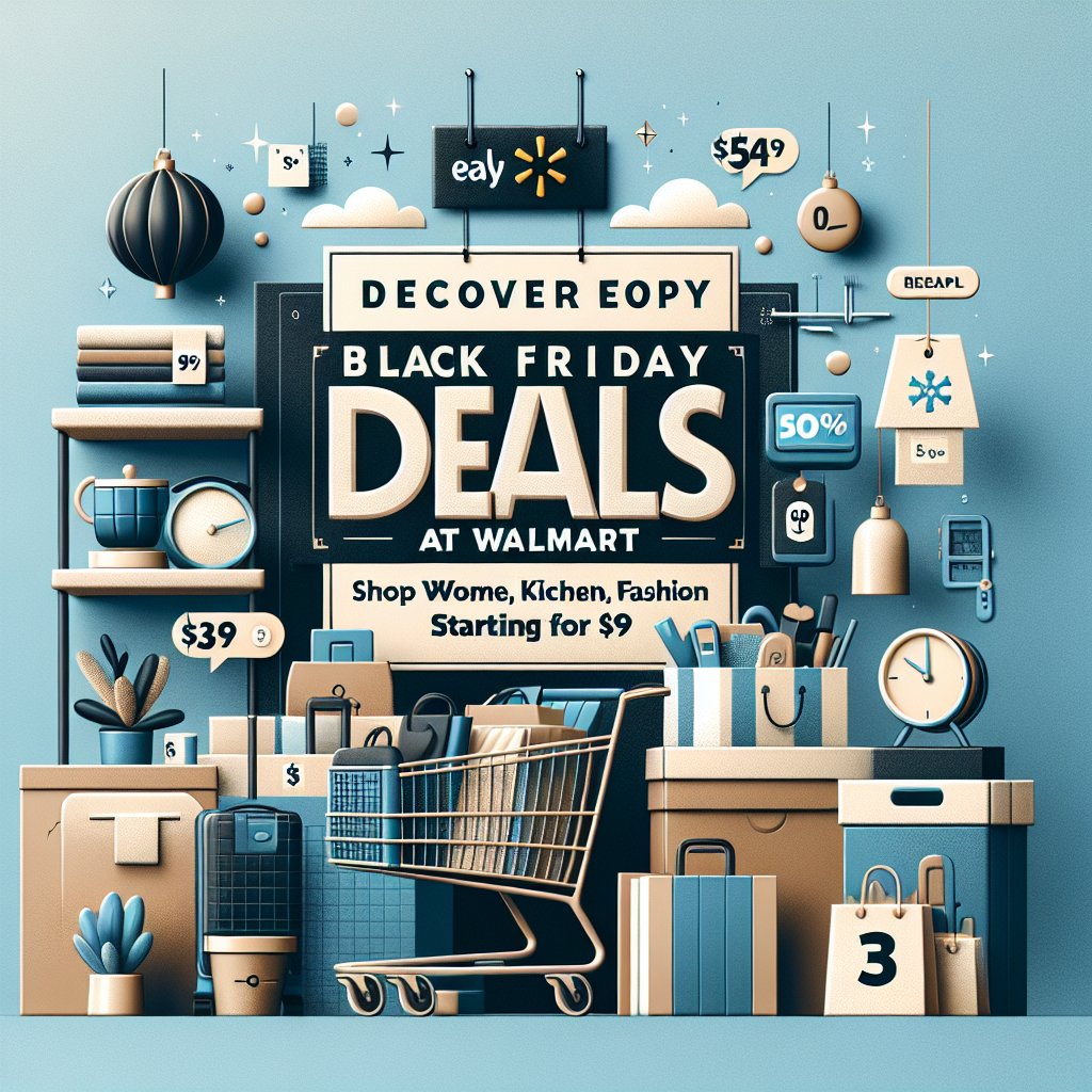 Discover Top Early Black Friday Deals at Walmart