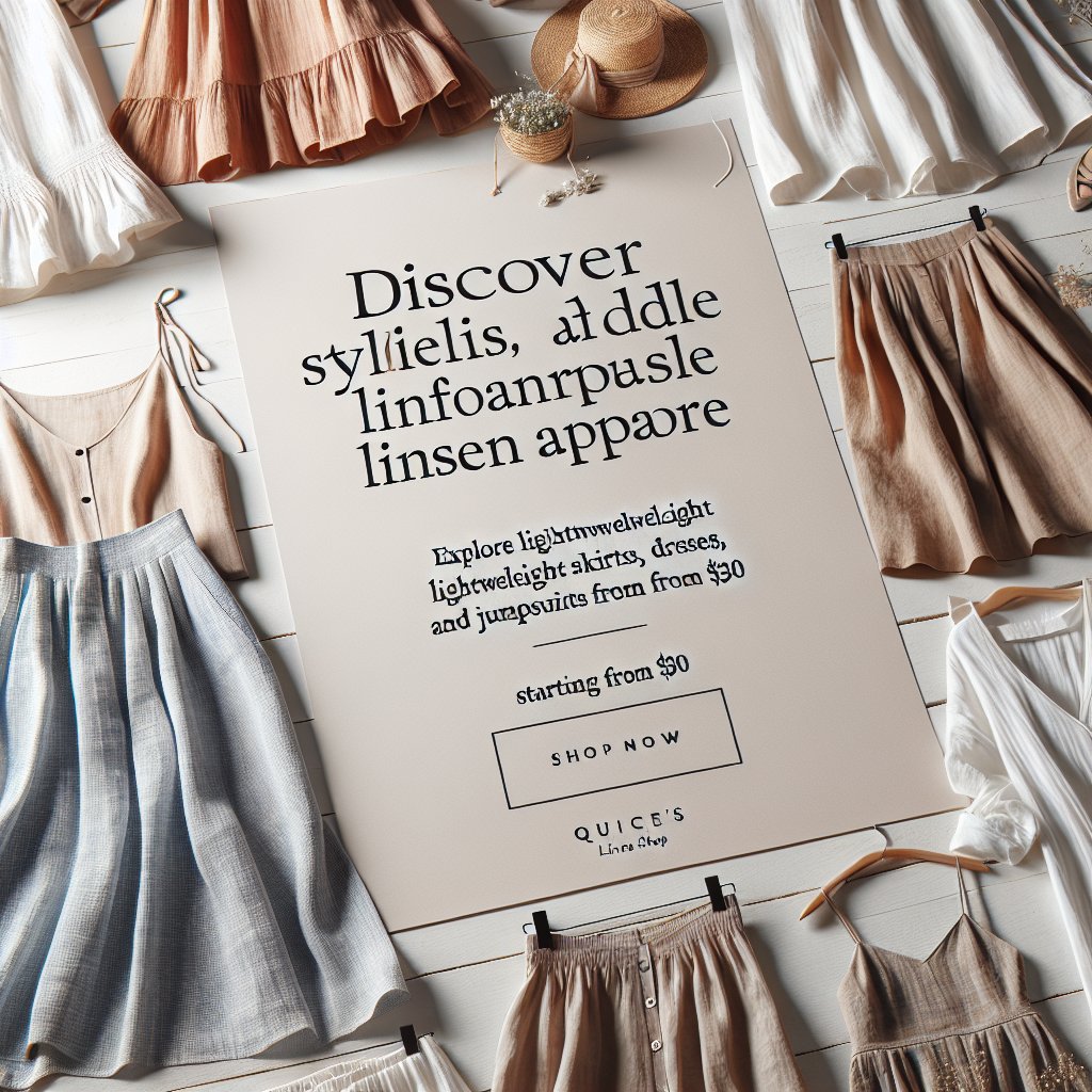 Discover Stylish and Affordable Linen Apparel at Quince’s Linen Shop
