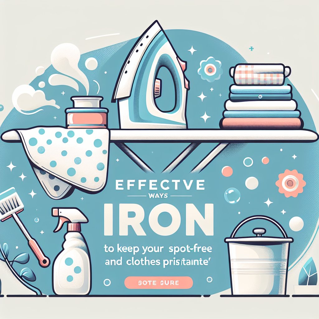 Effective Ways to Clean Your Iron and Remove Mineral Spots