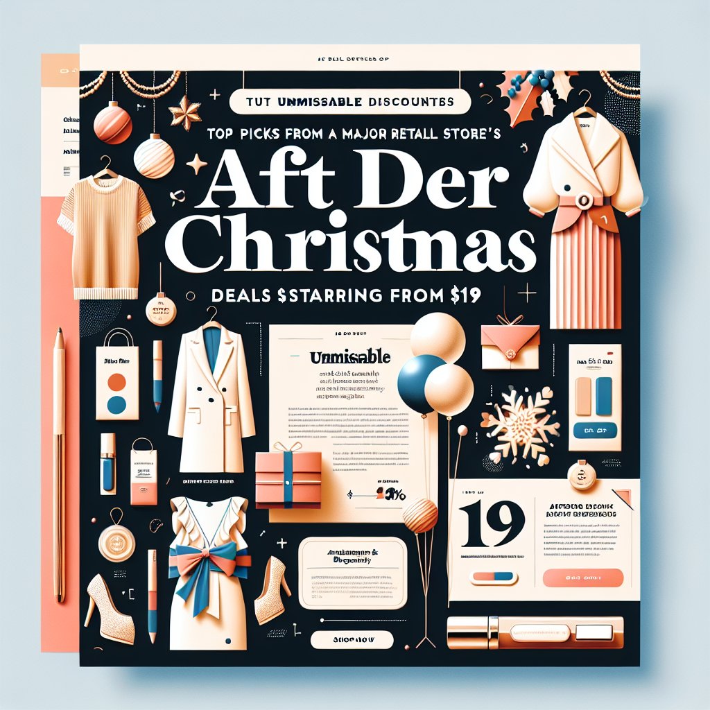 Top Picks from Nordstrom’s After-Christmas Specials: Deals Starting from $19