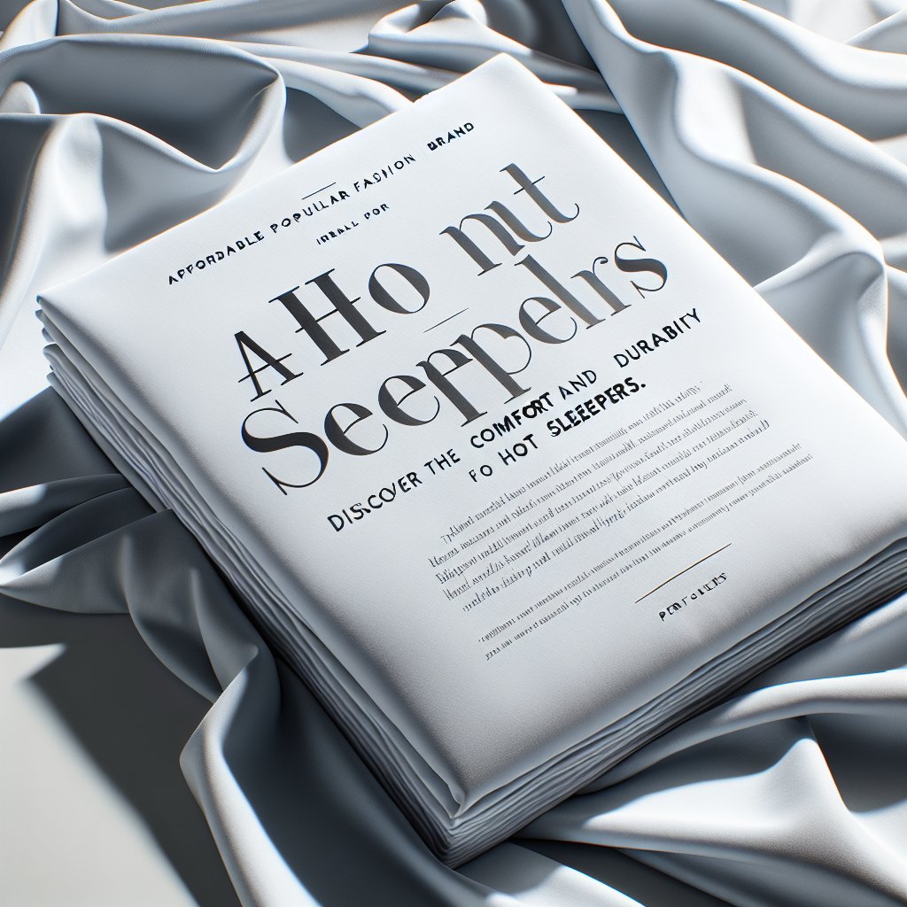 Affordable Sheets from Popular Fashion Brand Ideal for Hot Sleepers