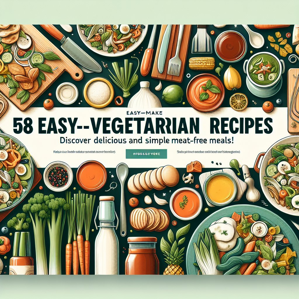 58 Easy-to-Make Vegetarian Recipes Packed with Flavor
