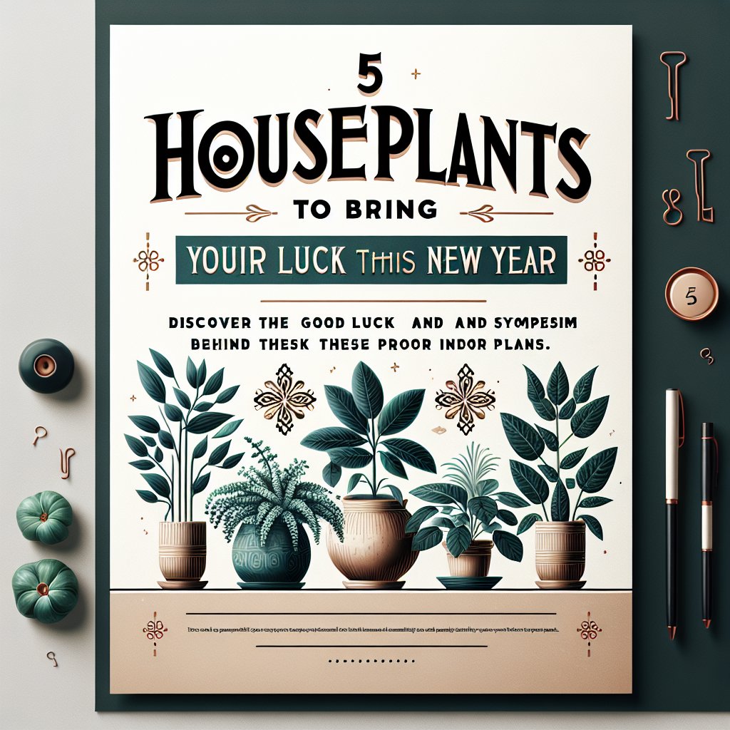 Five Houseplants to Bring Luck and Prosperity This New Year