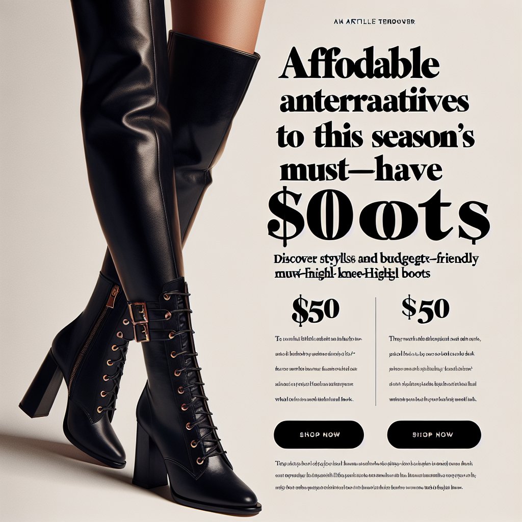 Affordable Alternatives to This Season’s Must-Have $500 Boots
