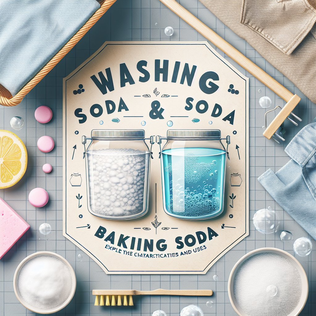 Understanding the Differences Between Washing Soda and Baking Soda for Laundry