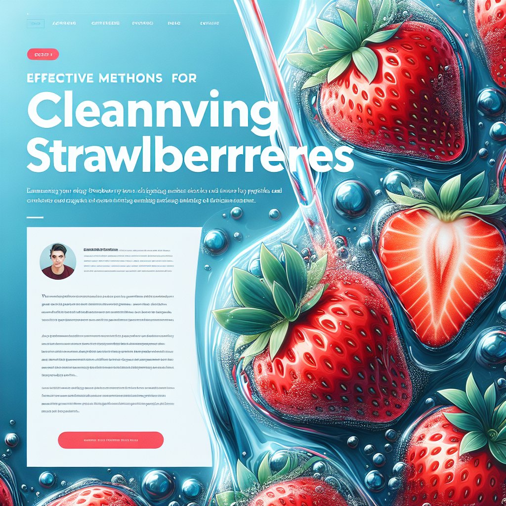 Effective Methods for Cleaning Strawberries