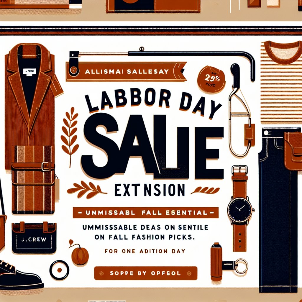 J.Crew’s Labor Day Sale Extended: Must-Have Fall Fashion Picks