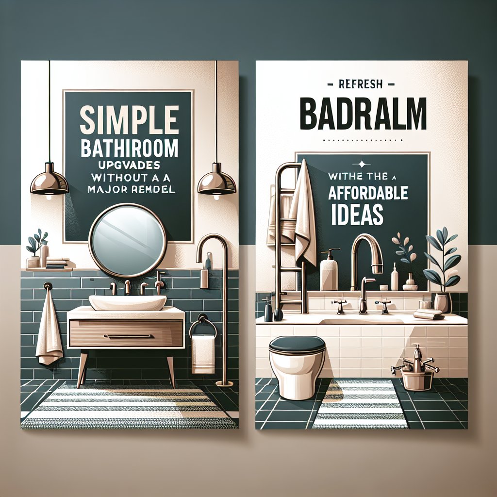 Simple Bathroom Upgrades Without a Major Remodel