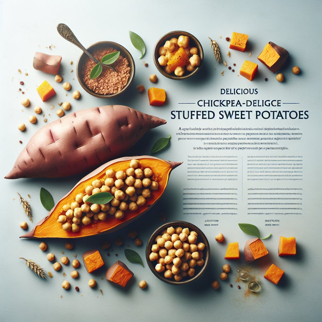 Delicious Chickpea-Stuffed Sweet Potatoes