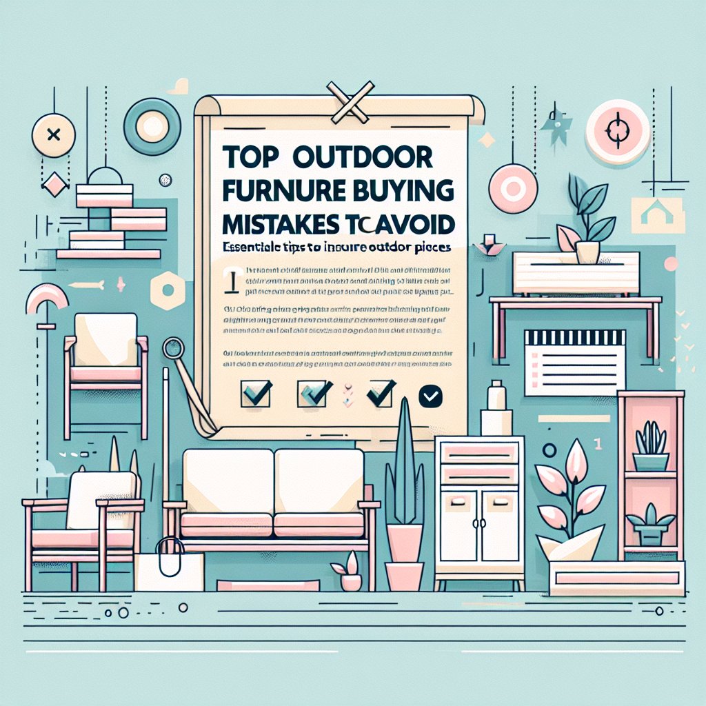 Top Outdoor Furniture Buying Mistakes to Avoid