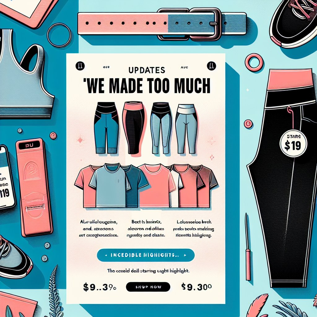 Lululemon Updates ‘We Made Too Much’ Section: August Highlights