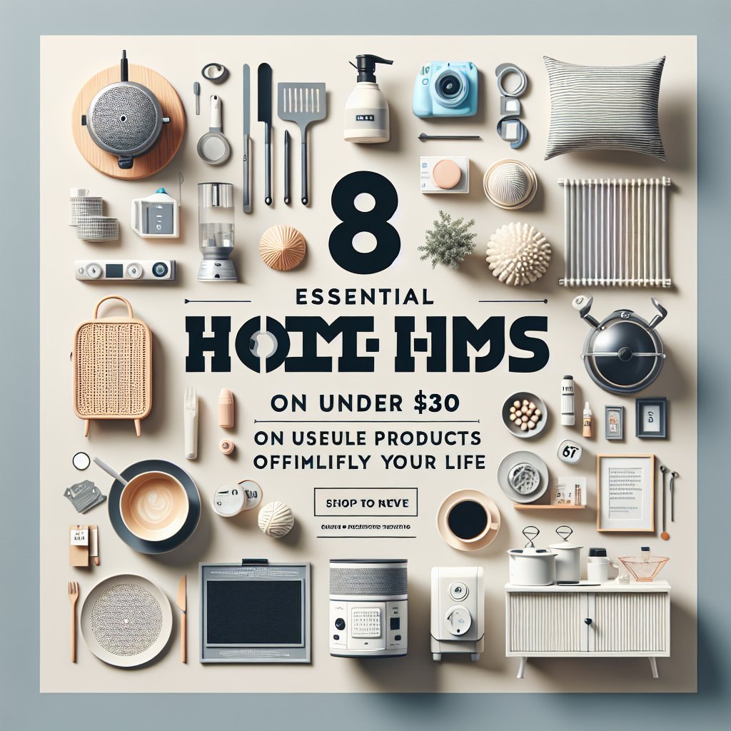 8 Essential Home Items on Sale for Under $30 Will Simplify Your Life