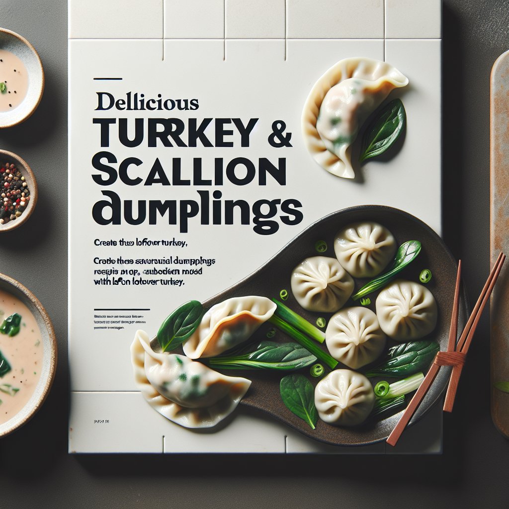 Delicious Turkey and Scallion Dumplings Recipe
