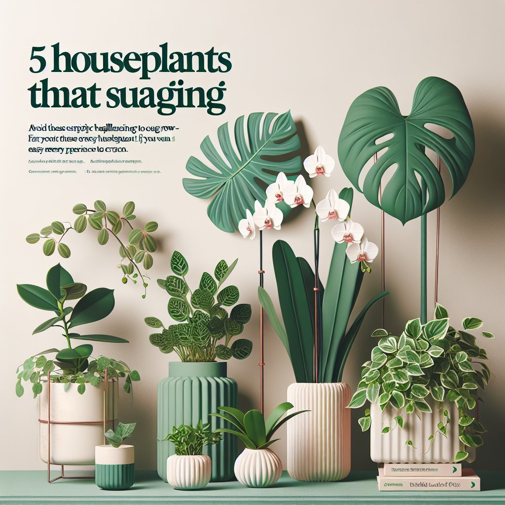 5 Houseplants That Are Surprisingly Challenging to Grow