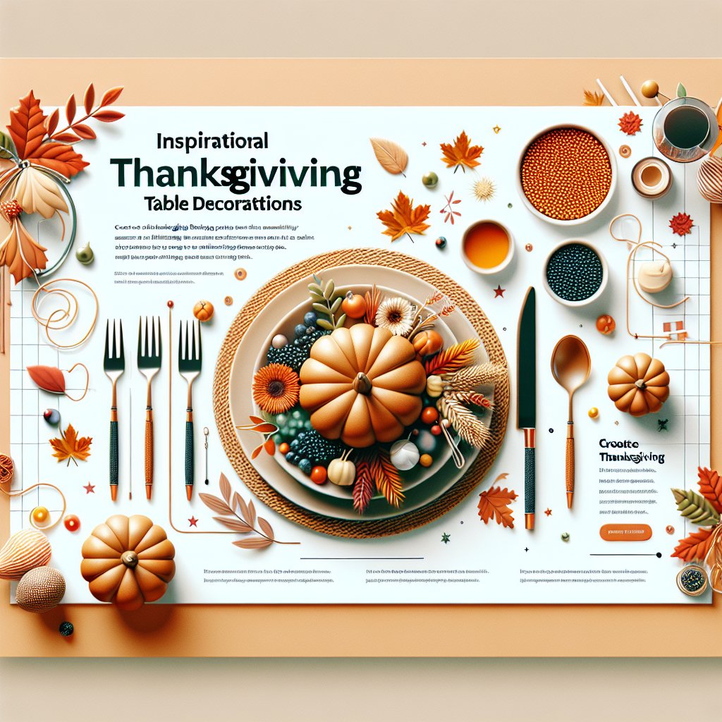 Inspirational Thanksgiving Table Decorations