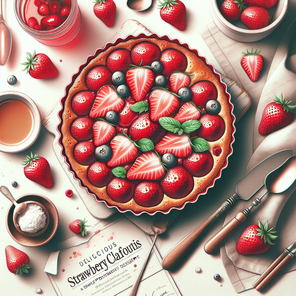 Delicious Strawberry Clafoutis Recipe