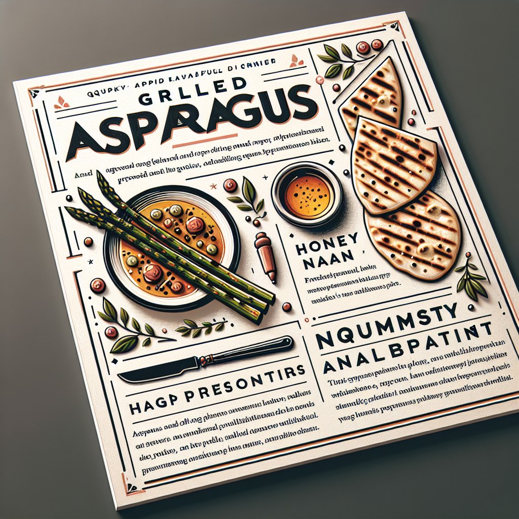 Tasty Grilled Asparagus and Hot Honey Flatbreads