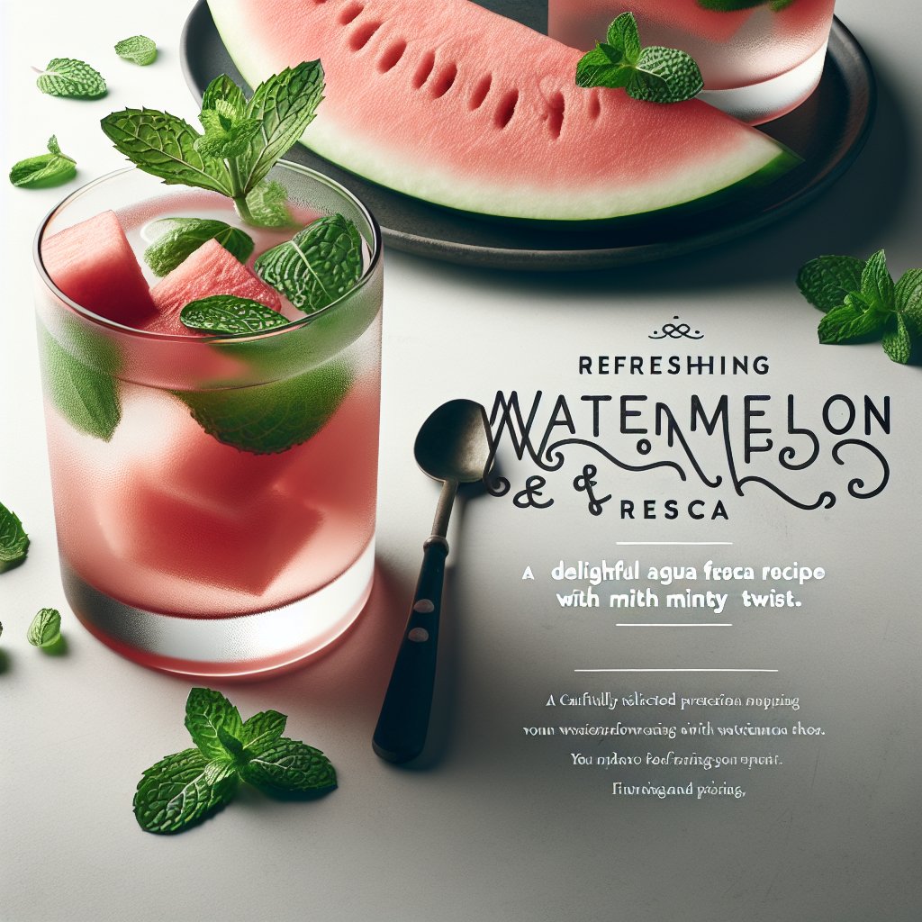 Refreshing Watermelon and Mint Beverage