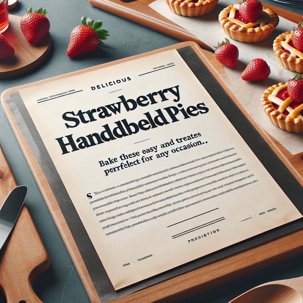 Delicious Strawberry Handheld Pies