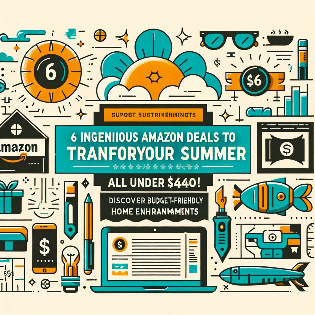 6 Ingenious Amazon Deals to Transform Your Summer, All Under $40!