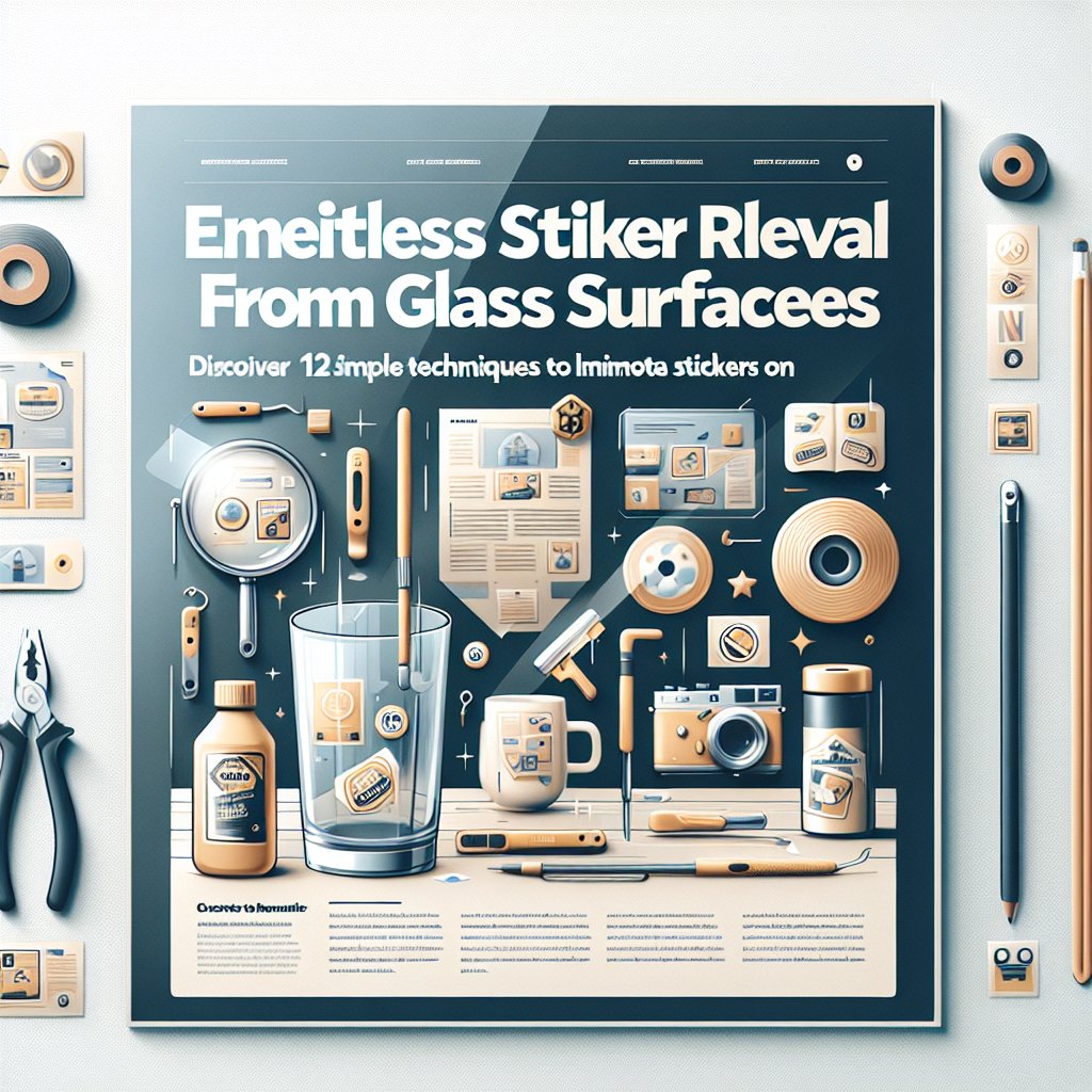 Effortless Sticker Removal from Glass Surfaces