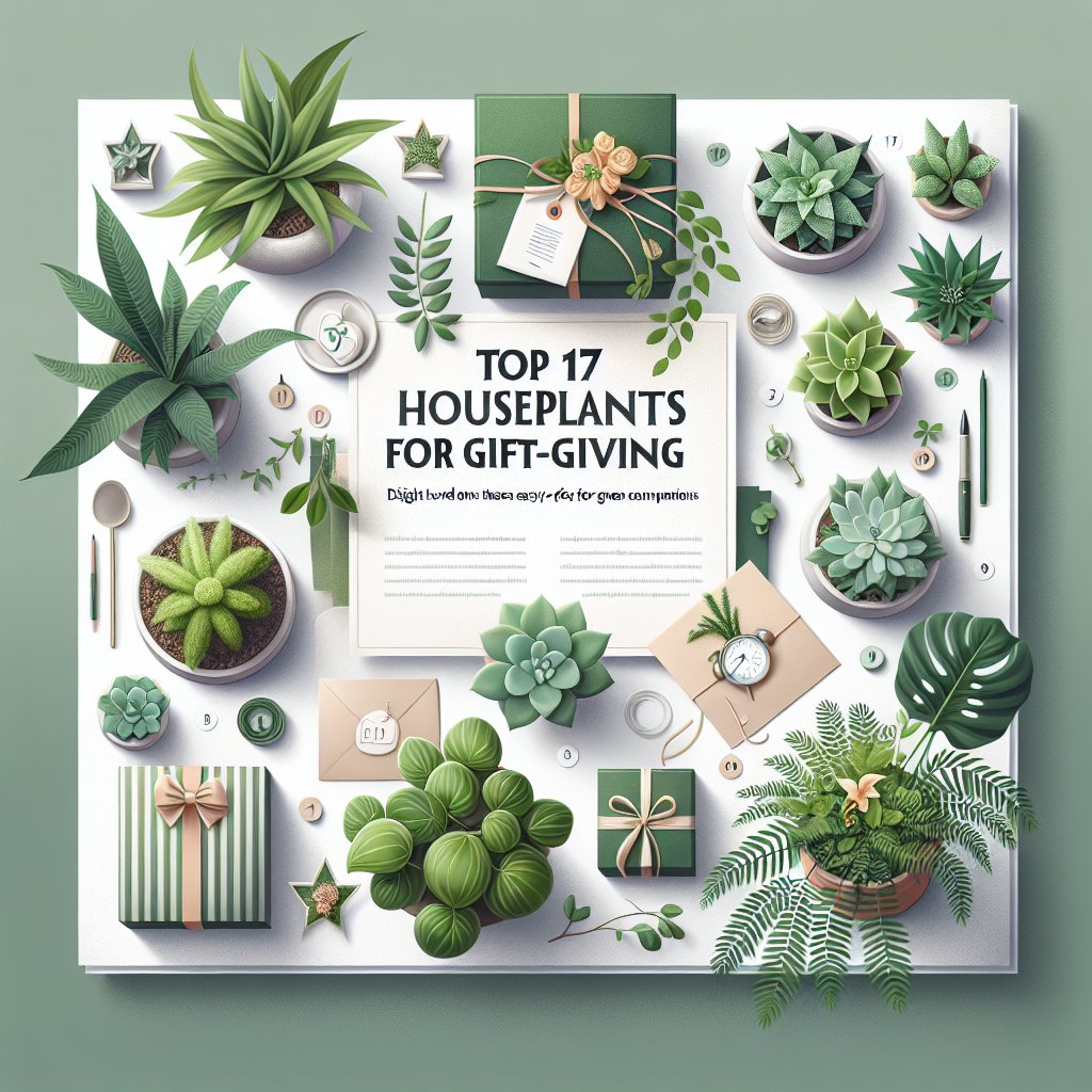 Top 17 Houseplants Perfect for Gift-Giving