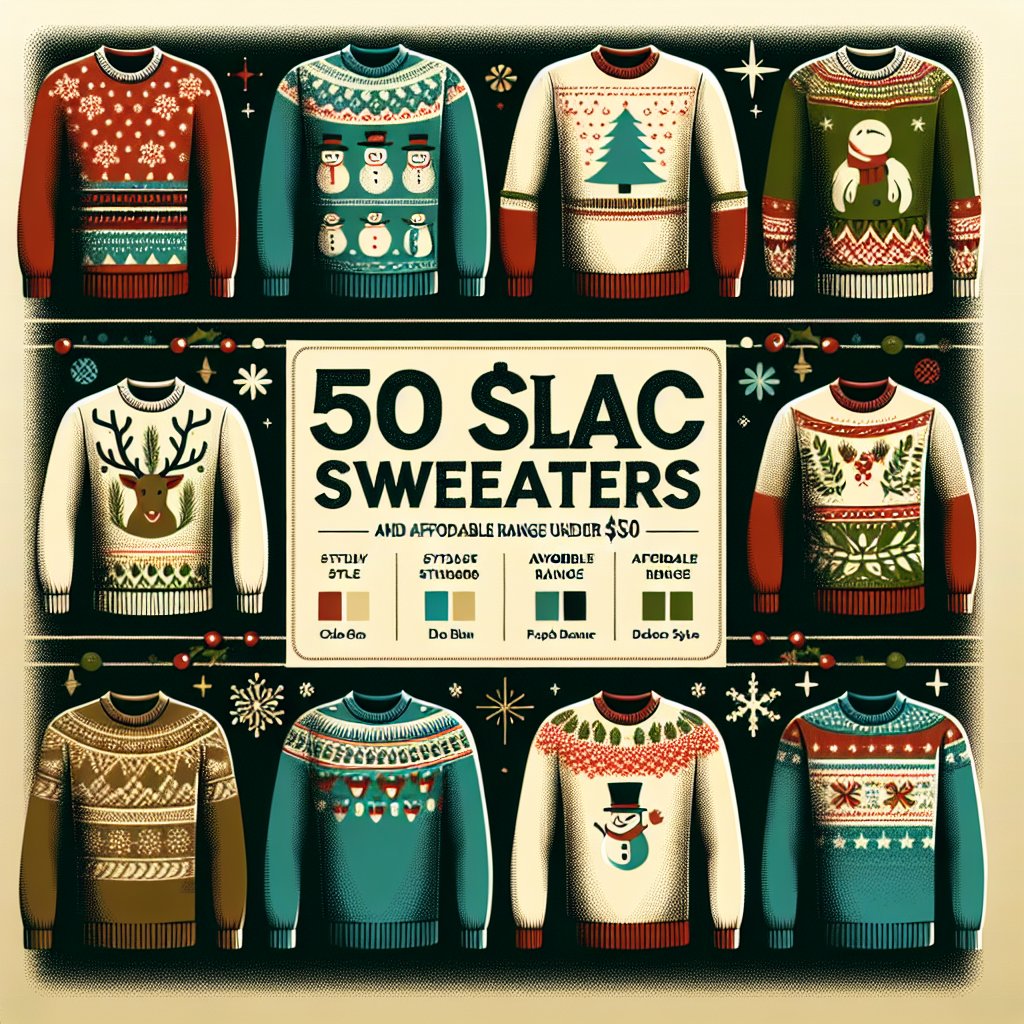 Top 10 Stylish Christmas Sweaters on Sale at Amazon