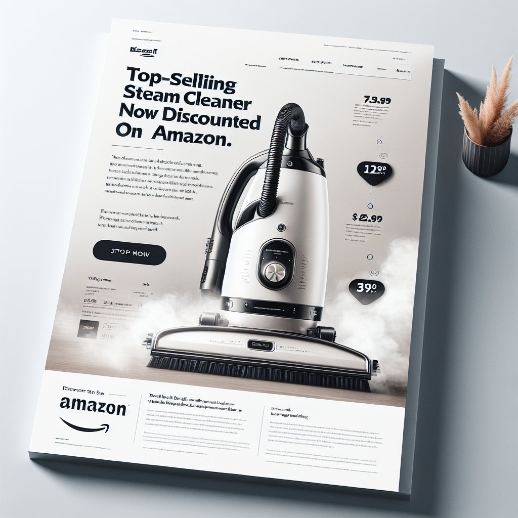 Top-Selling Bissell Steam Cleaner Now Discounted on Amazon