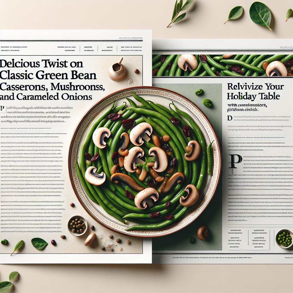 Delicious Twist on Classic Green Bean Casserole