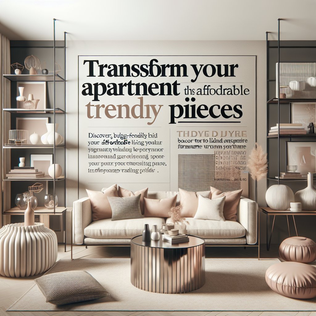 Transform Your Apartment with These Affordable Trendy Pieces from Walmart