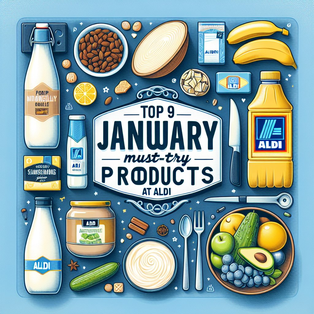 Top 9 January Must-Try Products at ALDI