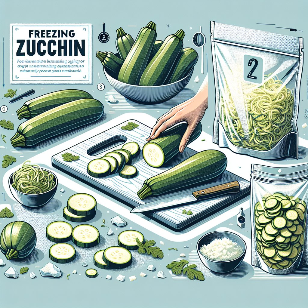 Freezing Zucchini: The Best Methods for Sliced and Shredded