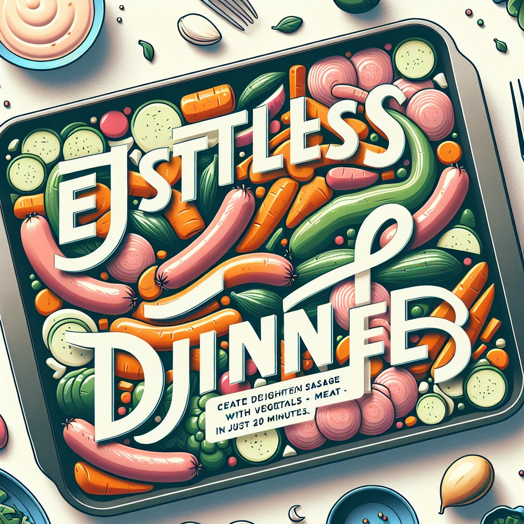 Effortless Dinner: Sheet Pan Sausage with Vegetables