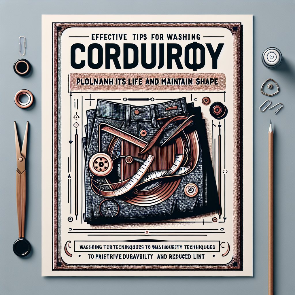 Effective Tips for Washing Corduroy: Prolong Its Life and Maintain Shape