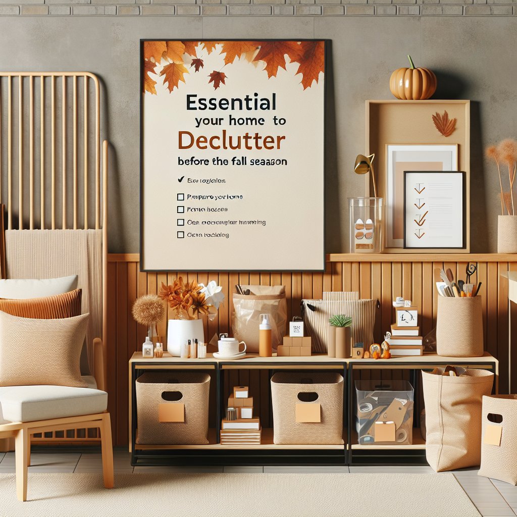 Essential Items to Declutter Before the Fall Season