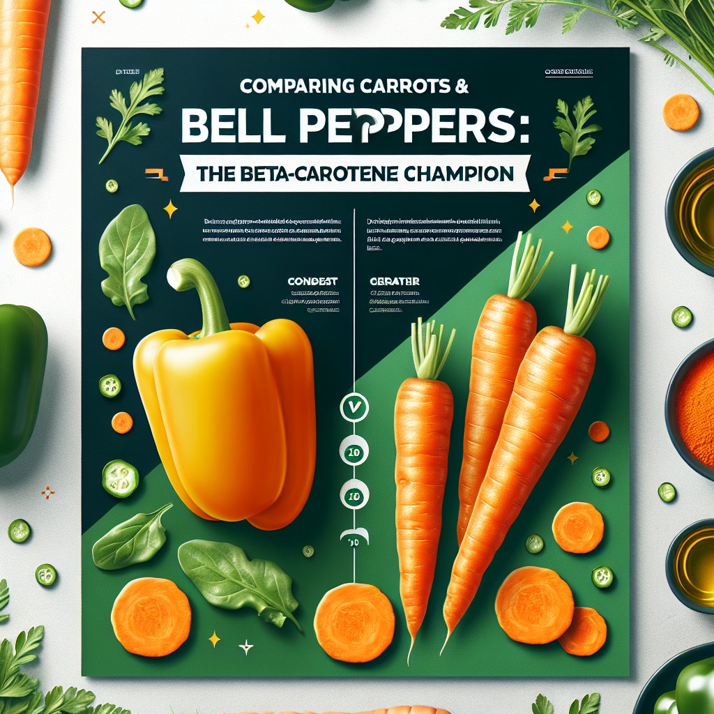 Comparing Carrots and Bell Peppers: The Beta-Carotene Champion