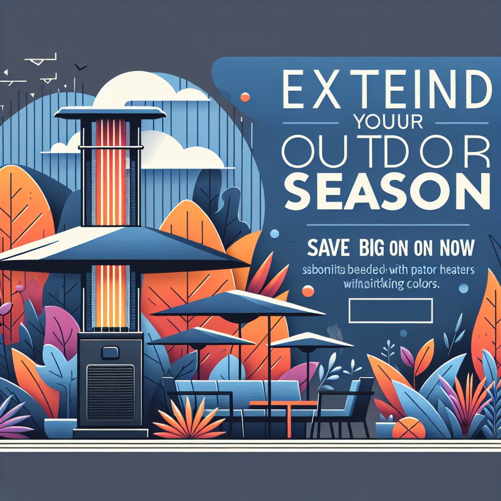 Extend Your Outdoor Season: Save Big on Patio Heaters Now