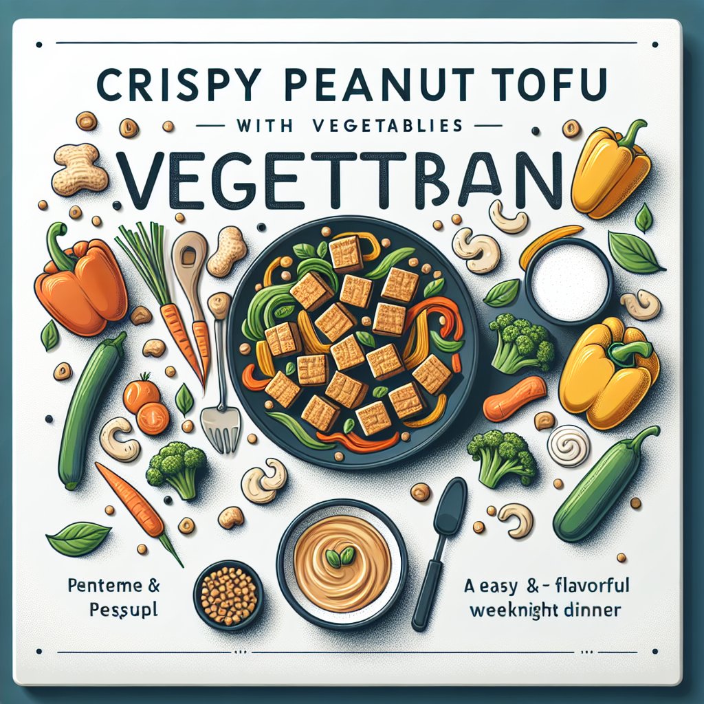 Crispy Peanut Tofu with Vegetables