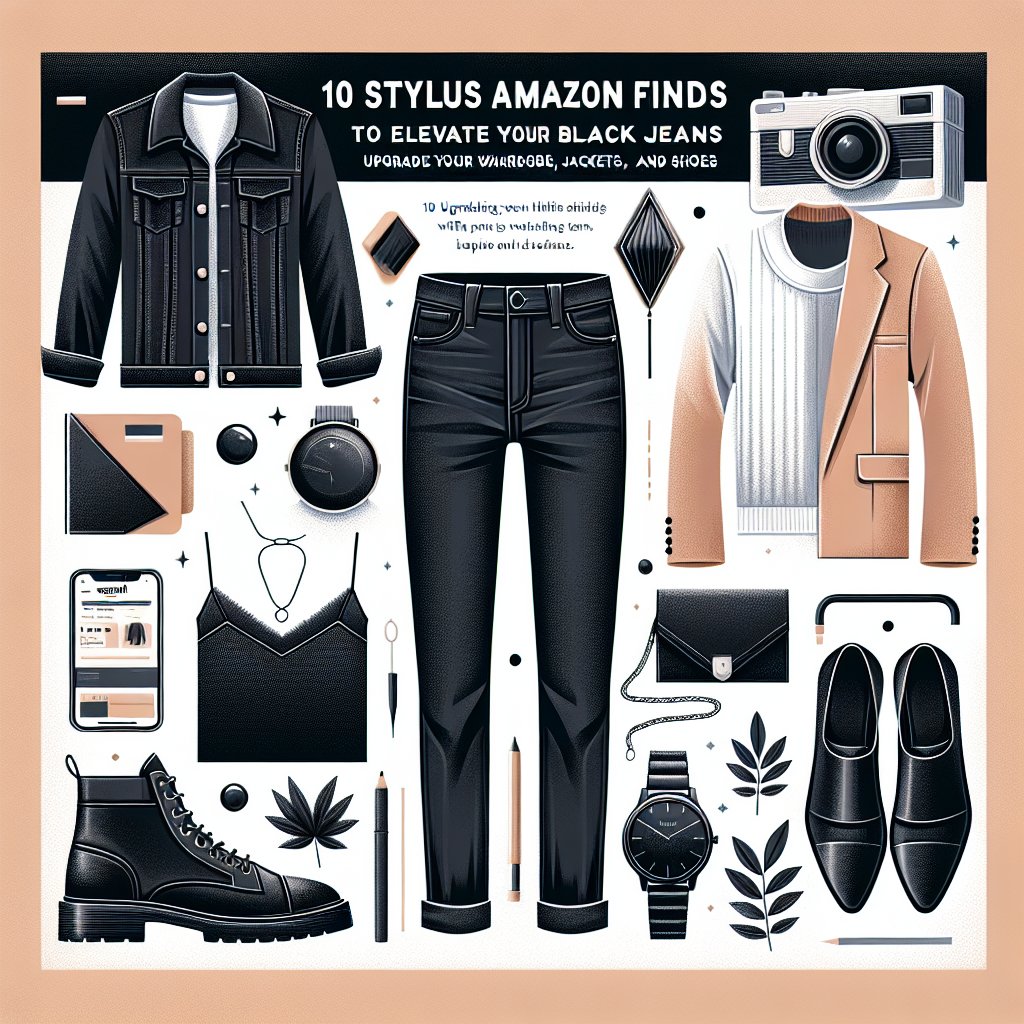 10 Stylish Amazon Finds to Elevate Your Black Jeans