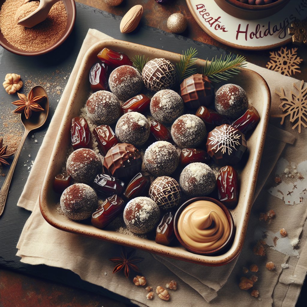 Delicious Make-Ahead Truffles with Tahini and Dates