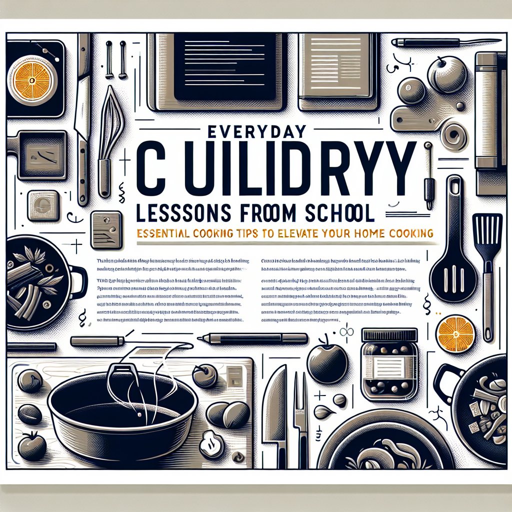 Everyday Culinary Lessons from School
