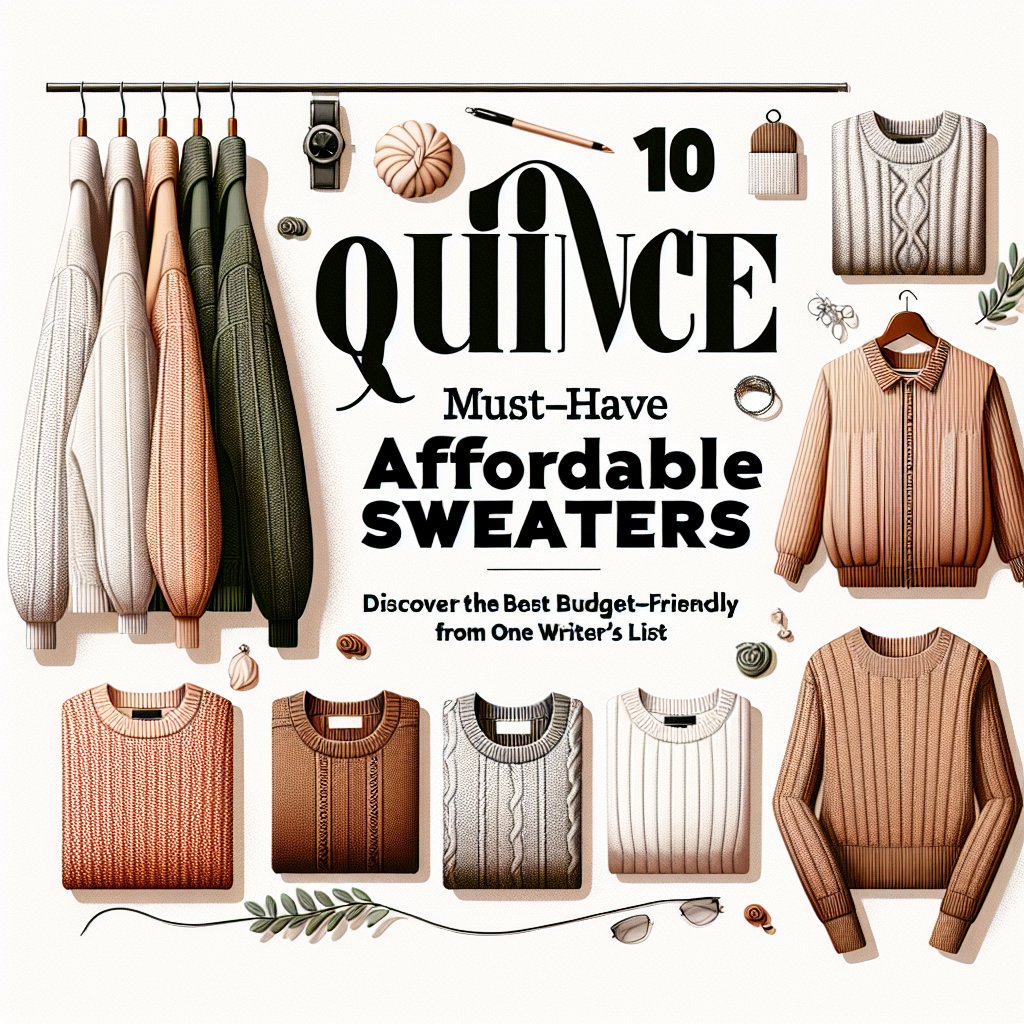 10 Must-Have Affordable Sweaters from Quince