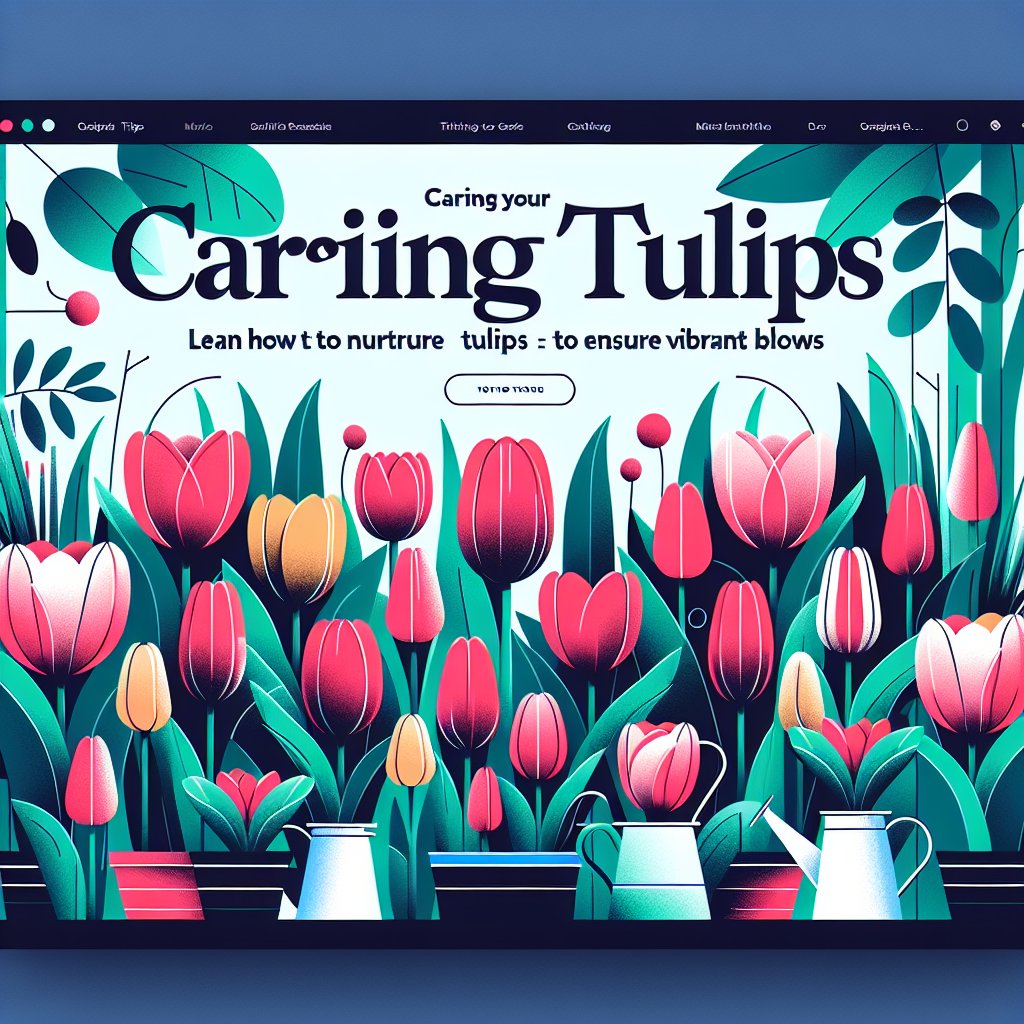 Caring for Your Tulips: Essential Tips