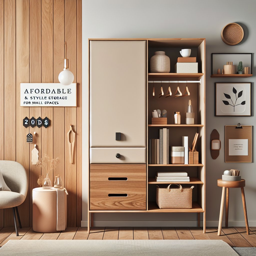 Affordable and Stylish Storage Cabinet Ideal for Small Spaces