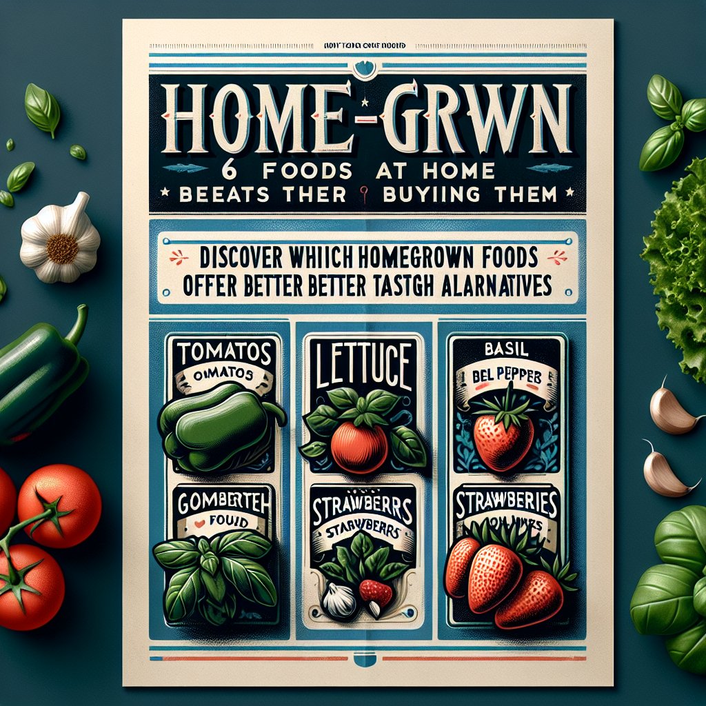 Why Growing These 6 Foods at Home Beats Buying Them