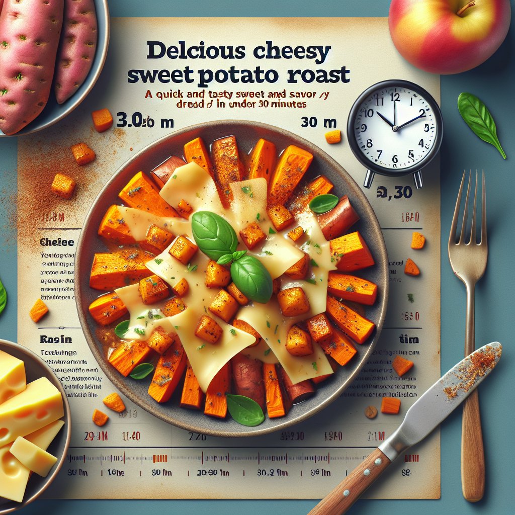 Delicious Cheesy Sweet Potato Roast