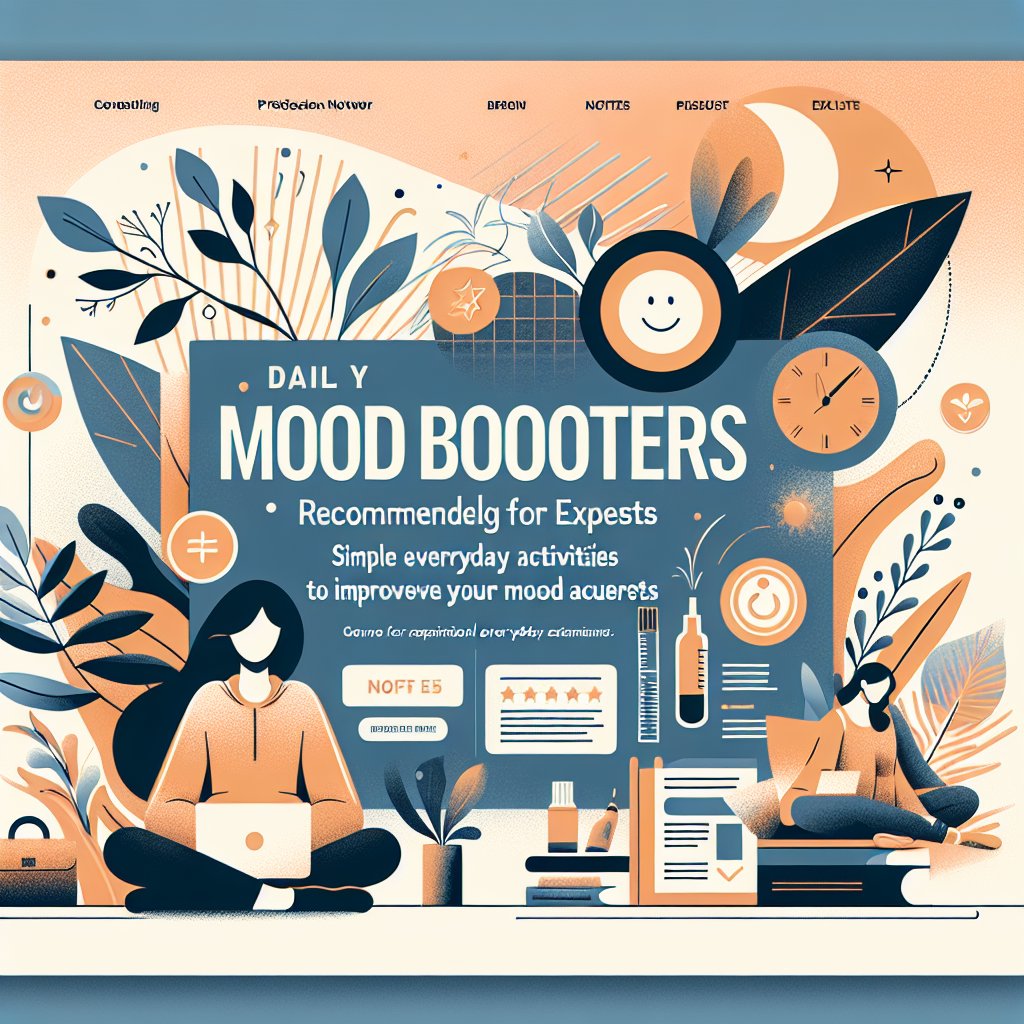 Daily Mood Boosters Recommended by Experts