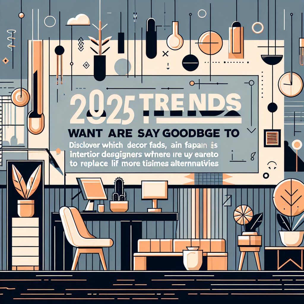 2025 Decor Trends Designers Want to Say Goodbye To