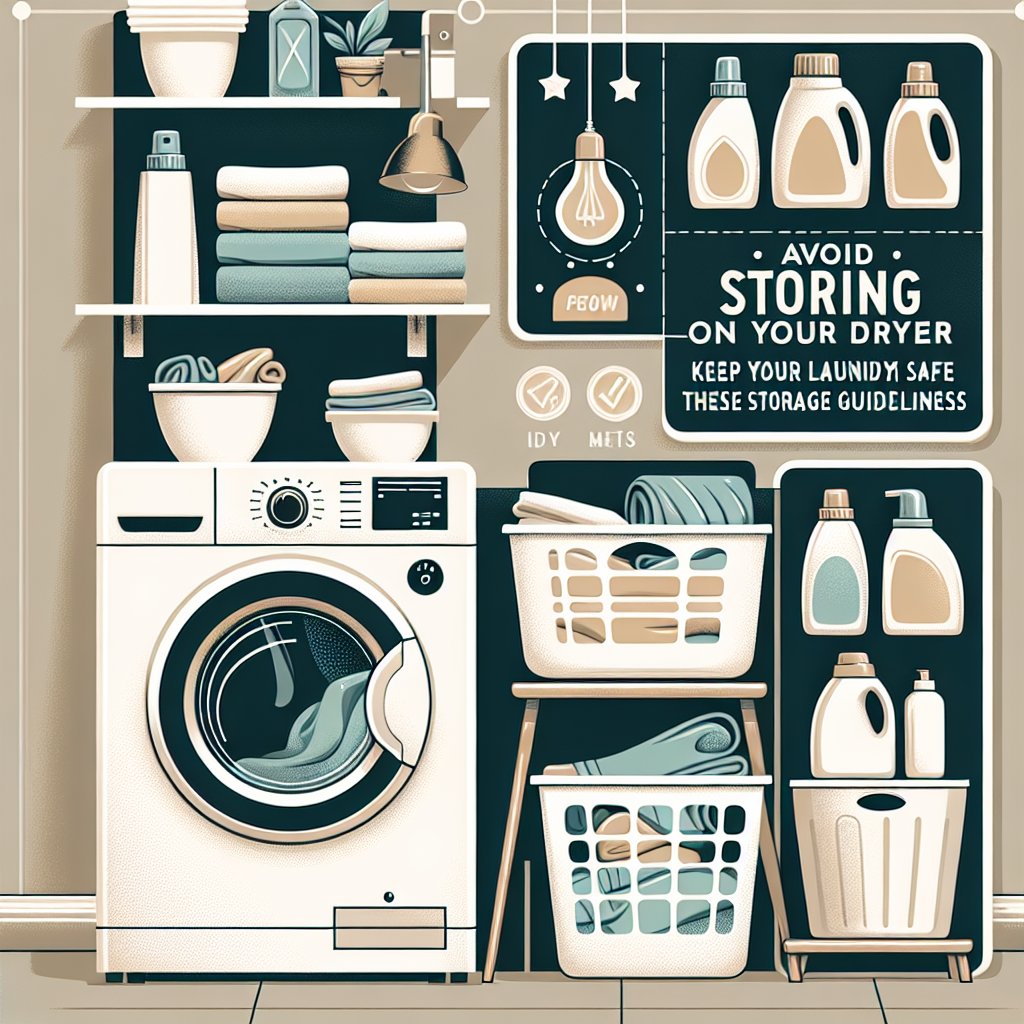 Avoid Storing These Items on Your Dryer: Tips for Safety