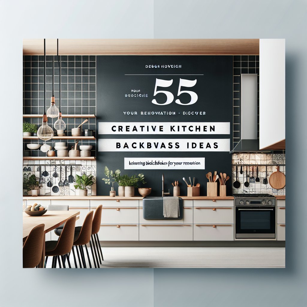 55 Creative Kitchen Backsplash Ideas for Your Renovation